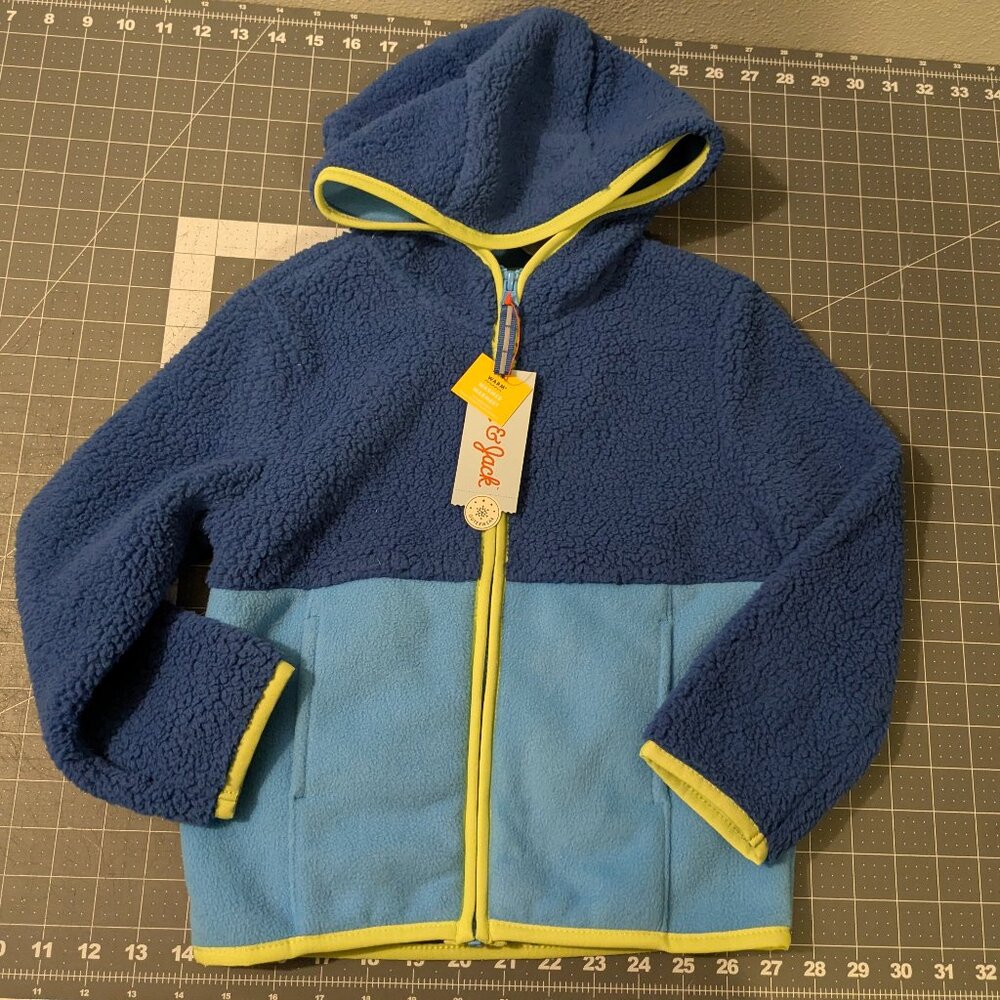 Cat & Jack Fleece Zip Jacket - New With Tags - 5T